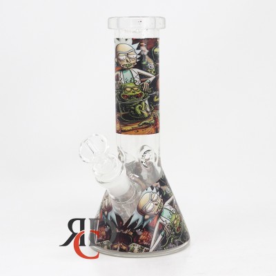 WATER PIPE BEAKER GLOW IN DARK WP1097 1CT